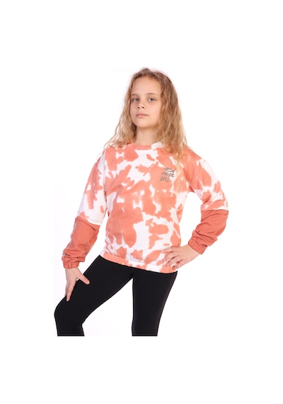Toontoy Kız Çocuk Magic Girl Nakışlı Sweatshirt Kiremit
