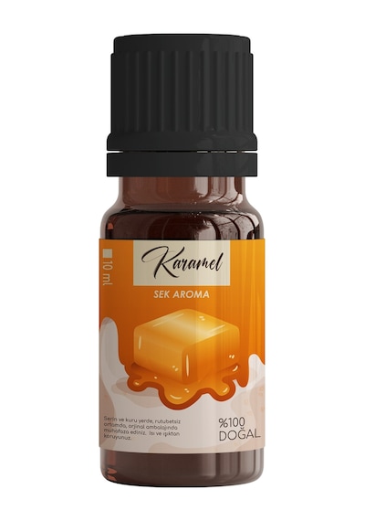 Sek Aroma Karamel Malt Aroması Tatlandırıcısı - Karamel Aroması 10 ML - 5 L Uyumlu