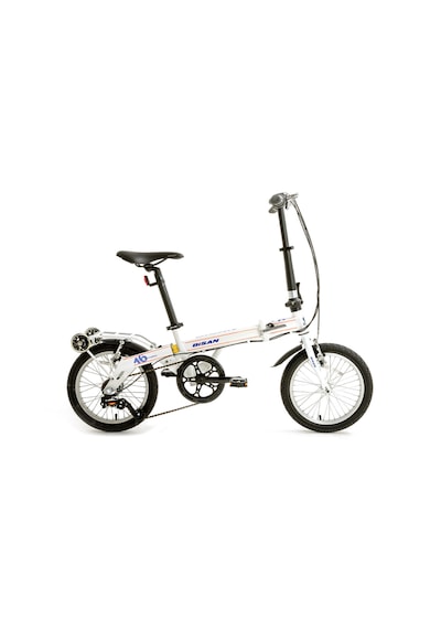 Bisan Fx 3800 Katlanır Bisiklet 28cm V Fren 16" Beyaz Turuncu Beyaz - Turuncu