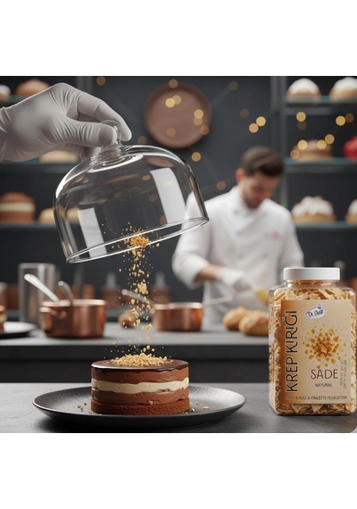Krep Kırığı Sade 150 Gr Waffle, Pancake Ve Tatlılar İçin Çıtır Dekor