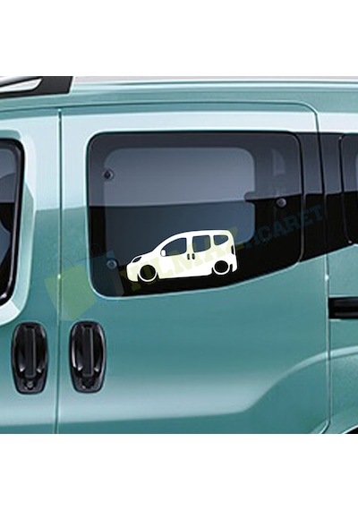 Fiat Fiorino Basık Araç Oto Sticker Kelebek Cam Yapıştırma 1 Çift