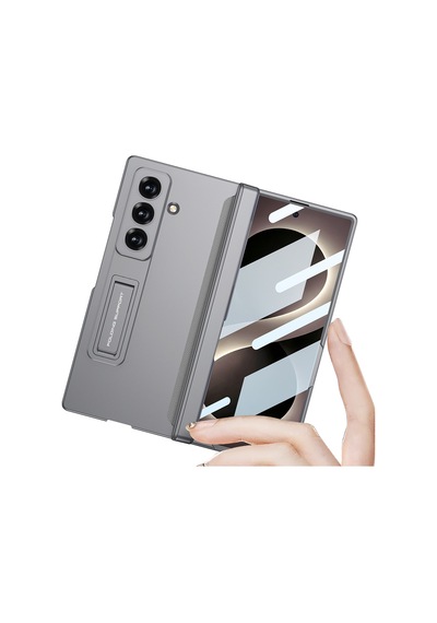 Galaxy Uyumlu Z Fold 8 Ultra Kılıf M-magnet Kılıf Gri