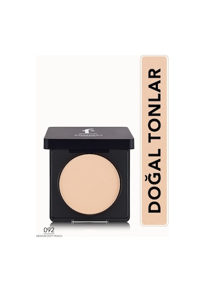 Flormar Yoğun Pigmentli Kompakt Pudra - Compact Powder - 092 Medium Soft Peach - 8682536051323