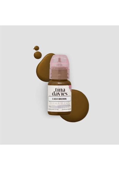 Perma Blend Tina Davies Ash Brown Kalıcı Makyaj Kaş Pigmenti 15ml Diğer