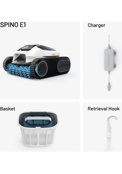 Spino E1 Kablosuz Robotik Havuz Temizleyici