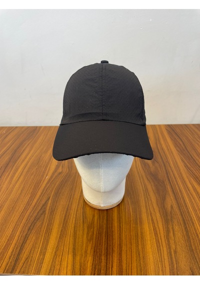 Hamze Mikro Paraşüt Delikli Kumaş Yazlık Unisex Beyzbol Cap Şapka Siyah