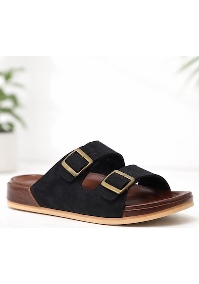 Ultra Hafif Günlük Konfor Unisex Terlik Modern Tasarım Ve Esnek Taban Siyah - Beyaz
