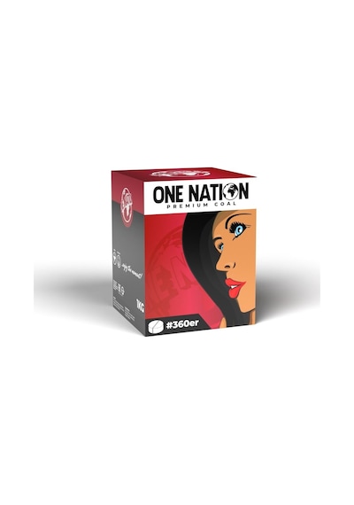 One Nation 360er Premium Nargile Kömürü 1 Kg