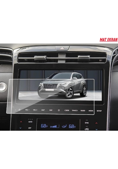 Hyundai Tucson 2021 Navigasyon Ve Multimedya Uyumlu Mat Ekran Koruyucu