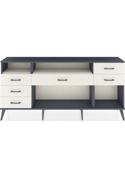 Arges Konsol 2 Raflı 6 Çekmeceli 176x30x83 Antrasit-aytaşı/aytaşı Aytaşı/aytaşı Arges Konsol 2 Raflı 6 Çekmeceli 176x30x83 Antrasit-aytaşı/aytaşı Aytaşı/aytaşı