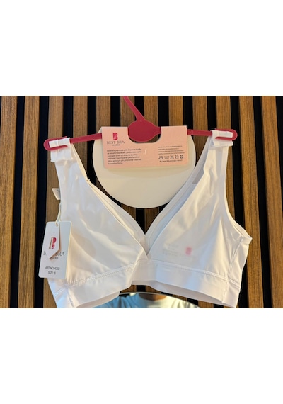 Best Bra Lingerie Best Bra Dikişsiz Balensiz V Yaka Sütyen Lazer Kesim İz Yapmaz Push-up Comfort Bralet Büstiyer Beyaz Best Bra Lingerie Best Bra Dikişsiz Balensiz V Yaka Sütyen Lazer Kesim İz Yapmaz Push-up Comfort Bralet Büstiyer Beyaz