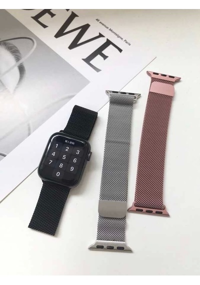 Apple Uyumlu  Watch 40mm Zore Krd-01 Metal Kordon