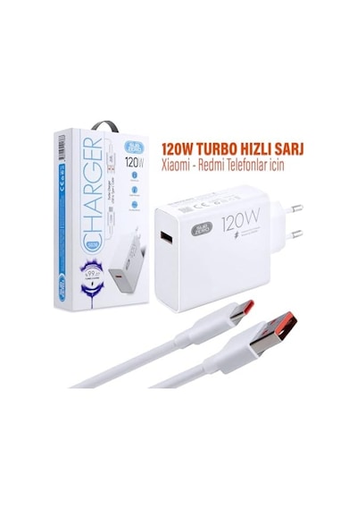 120w Turbo Hızlı Şarj Aleti Mi - Redmi Telefon Ve Tabletler İçin