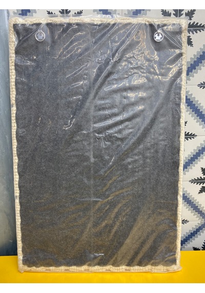 Pure Dikey Çizgi Desenli Krem Bej Tablo 60x90