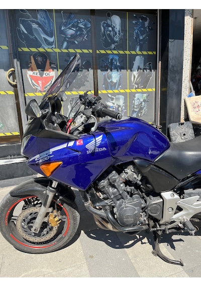 2004 - 2013 Honda Cbf 600 Uzun Ön Cam 56cm 4mm Zeus Acik Füme