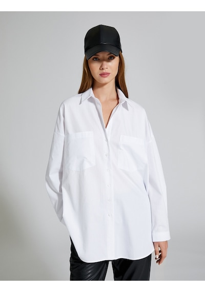 Koton Oversize Gömlek Uzun Kollu Çift Cepli Düğmeli Pamuklu Beyaz 4wal60064ıw 4WAL60064IW000 Beyaz Koton Oversize Gömlek Uzun Kollu Çift Cepli Düğmeli Pamuklu Beyaz 4wal60064ıw 4WAL60064IW000 Beyaz
