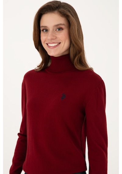 U.S. Polo Assn. U.s. Polo Assn. Kadın Bordo Kazak /triko 50313621-vr014