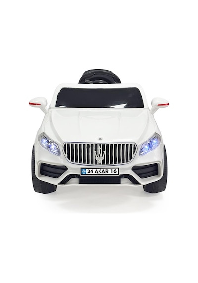 Massimo Gt 4x2 12v Uzaktan Kumandalı Led Farlı 2x Arka Süspansiyonlu Kemerli Çocuk Akülü Araba Beyaz