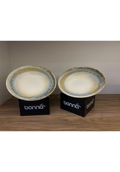 Büyük Çukur Tabak / Çorba / Makarna / Sulu Yemek Tabağı 24 Cm 400 Cc Bonna Knidos Gourmet Soup Plate