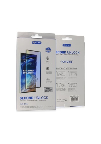 Newface - 973 - Samsung Galaxy Uyumlu S23 Ultra Durable Full Glue - Csmo-tex - Curved Cam