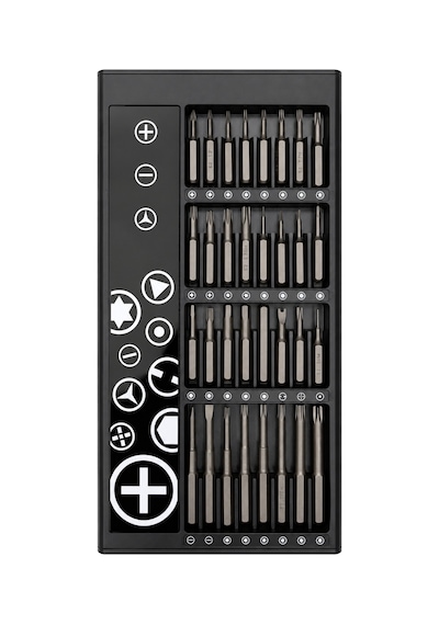 Elektrikli Hassas Tornavida Seti Şarjlı 68 Parça Elektronik Telefon Laptop Tamir Kiti Dijital Ekranlı