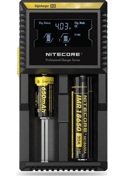 Nitecore D2 Digi Charger Li-ion / Nı-cd / Nı-mh / Lifepo4 Dijital Pil Şarj