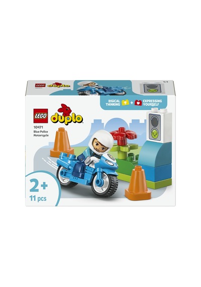 Duplo Kasabası Mavi Polis Motosikleti 10471