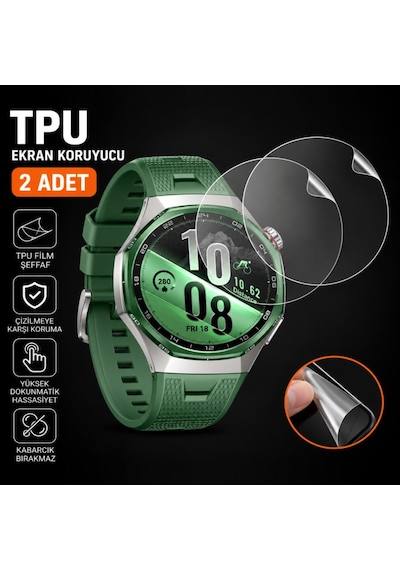Huawei Watch Gt 7 Pro İle Uyumlu Ekran Koruyucu Tpu, Tam Kaplayan Akıllı Saat Koruması 2 Adet