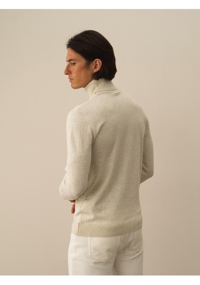 Xint Ekru Dokulu Pamuk Dokulu Regular Fit Kazak 801737