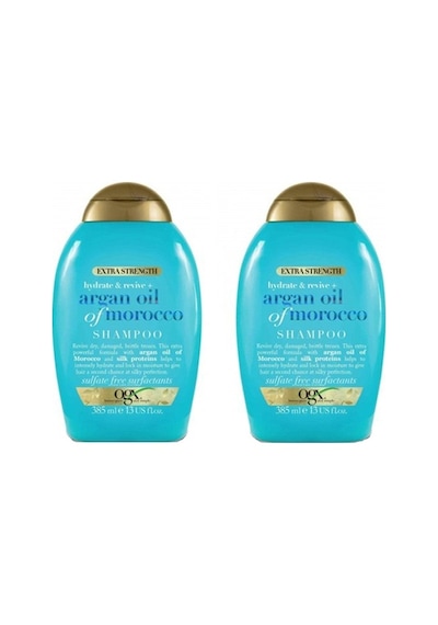OGX Organix Argan Oil Of Morocco Ekstra Güçlü Nemlendirici ve Canlandırıcı Şampuan 2 x 385 ML