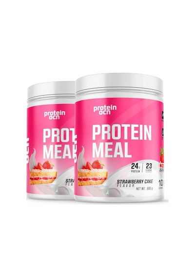 Proteinocean Protein Meal Proteinli Öğün Tozu - Strawberry Cake - 600g X 2 Adet