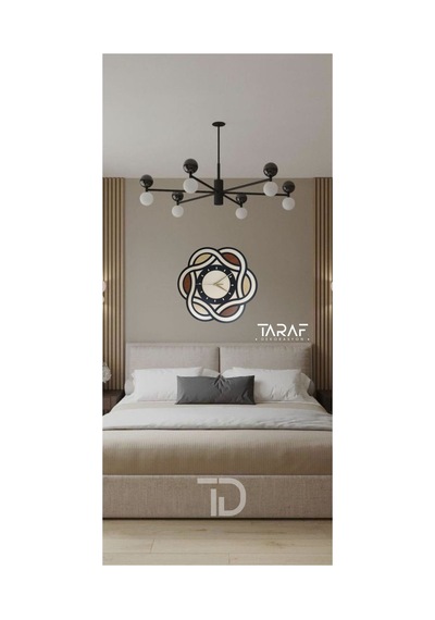 Sarmal Sonsuz Lazer Kesim Dekoratif Duvar Saati M01 4 Renk