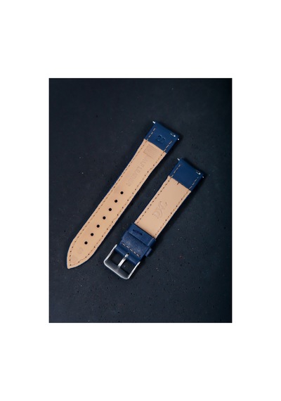 Hakiki Deri 20mm Akıllı Pimli Saat Kordonu Lacivert 16860154
