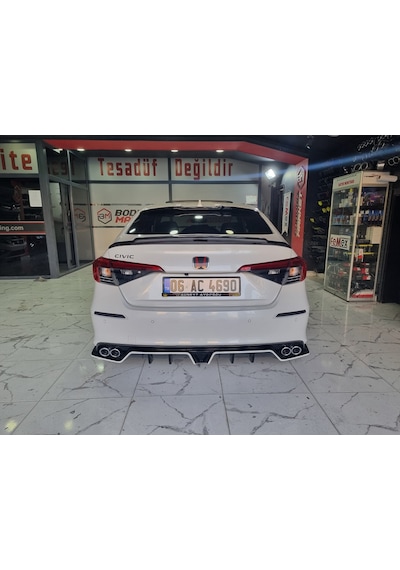 Honda Civic Fe1 Arka Tampon Eki 01 --fibersan Tuning