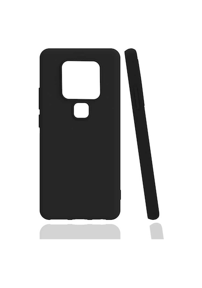Zore Tecno Camon 16 Kılıf Nvth Biye Silikon - Siyah
