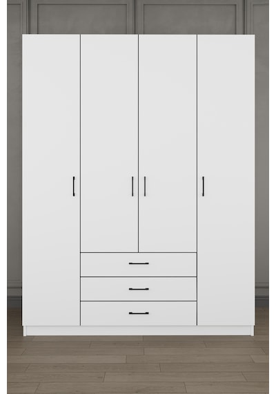 Yatak Odası Takımı 5 Parça %100 Mdf Gardırop Şifonyer Makyaj Masası Komodin Ytk03