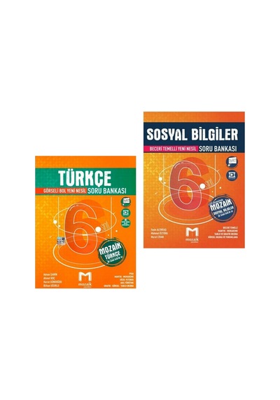 6. Sınıf Matematik Ve Türkçe Soru Bankası Seti 2 Kitap
