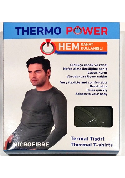 Thermo Power - Mıcrofıber Termal Fanila Yeşil