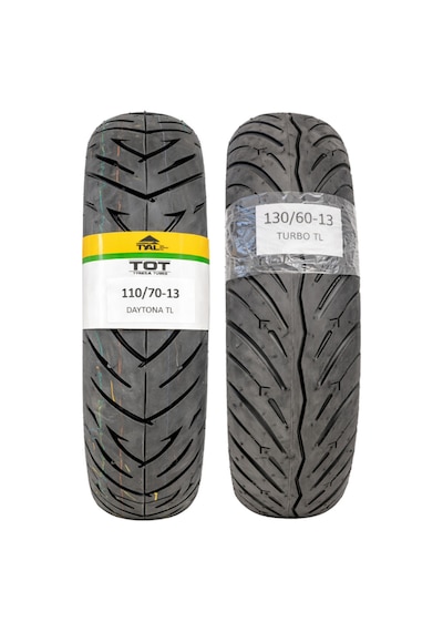 Rks Grace Motosiklet Lastiği 130/60-13 Tl Ve 110/70-13 Tl Set