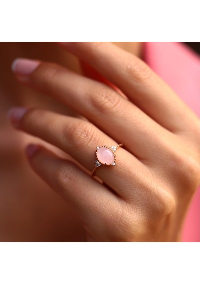 Pink Quartz Yüzük (530539815)