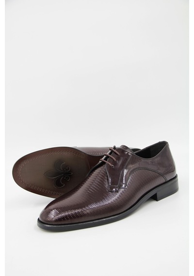 Tigana 42753 Erkek Klasik Ayakkabı - Bordo-bordo