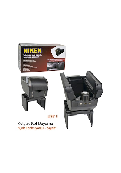 Niken Kol Dayama Çok Fonksiyonlu Siyah