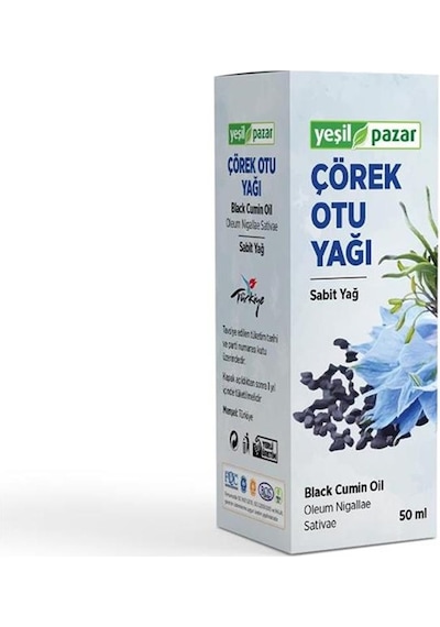 Yeşil Pazar Çörekotu Yağı 50 ML