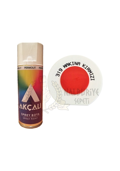 Akçalı Makina Kırmızı Sprey Boya 400 ML - Ral2002 - 319