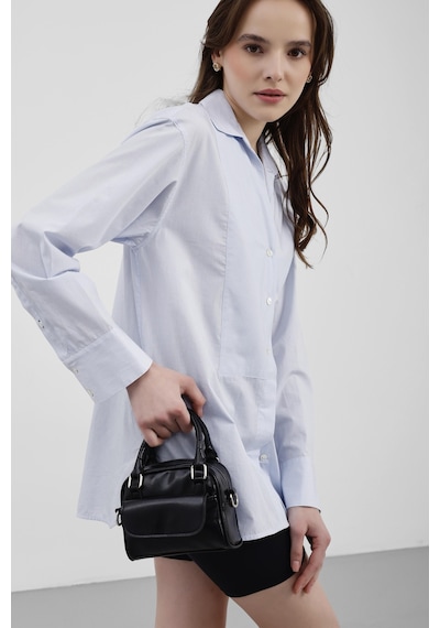 Shule Bags Nala Mini Retro Çapraz Çanta Siyah Siyah