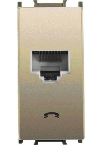 Panasonic Modüler Dore Nümeris Telefon Prizi Cat-3 Altlık+kapak 1m - Wvtt14024dr-tr
