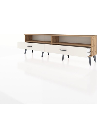 Arges Tv Ünitesi 2 Raflı 2 Çekmeceli 176x30x51 Çam-çam/aytaşı Atlas Çam/aytası Arges Tv Ünitesi 2 Raflı 2 Çekmeceli 176x30x51 Çam-çam/aytaşı Atlas Çam/aytası