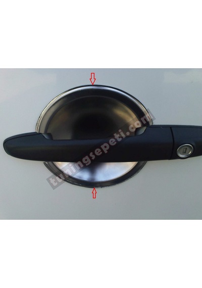Toyota Corolla Uyumlu 2007-2012 Kapı Kolu Tası Krom 4 Parça