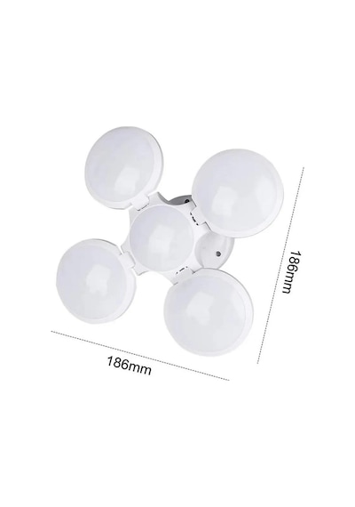 4 Adet Yuvarlak Solar Led Kamp Lambası