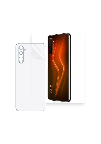 Schitec Realme 6 Pro Uyumlu Arka Yüzey Hidrojel Koruyucu Film